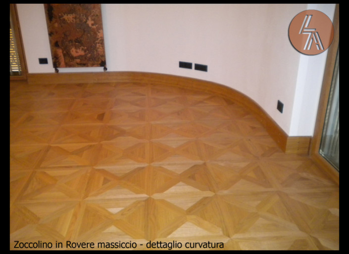 Zoccolino Rovere massiccio